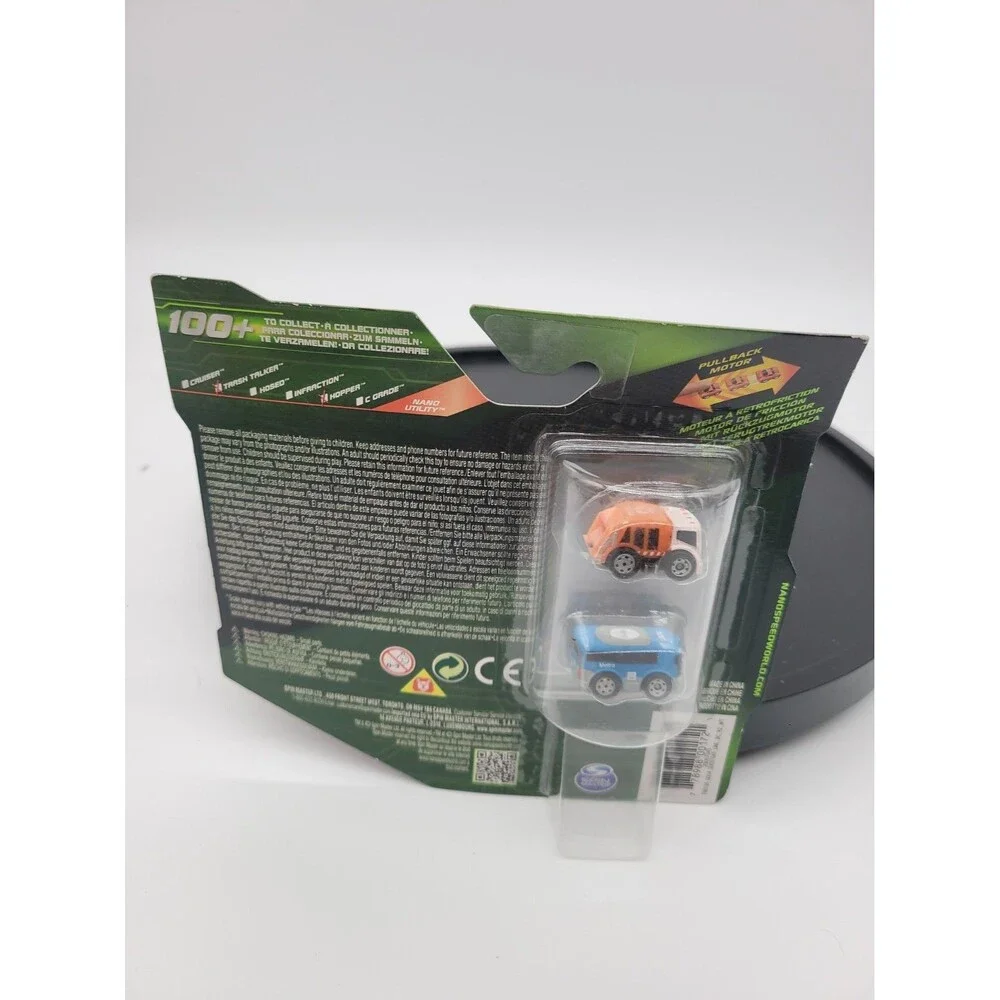 NANO SPEED - NANO Trash Talker and Hopper  - 2 PACK - SPIN MASTER New